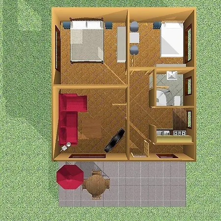 Дом отдыха Ferienhaus-kleines-feldhaus *